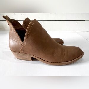 Brown Leather Ankle Boots